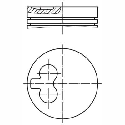 MAHLE 0145502 Piston