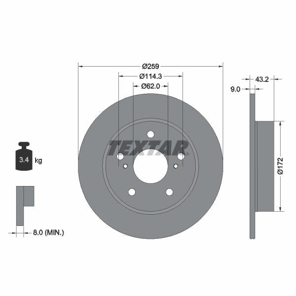 TRW MOTO BDA1085 Brake Caliper Bracket