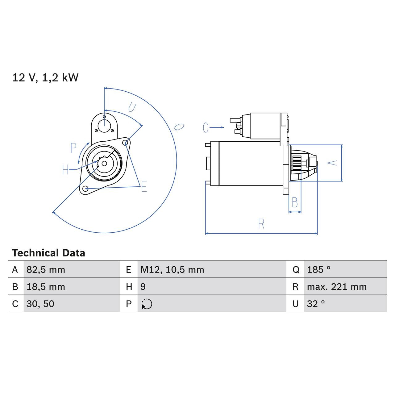 BOSCH 0986017920 Starter