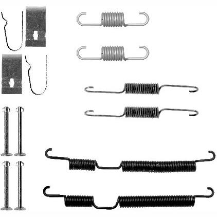 TEXTAR 97031700 Brake Shoes Accessory Kit