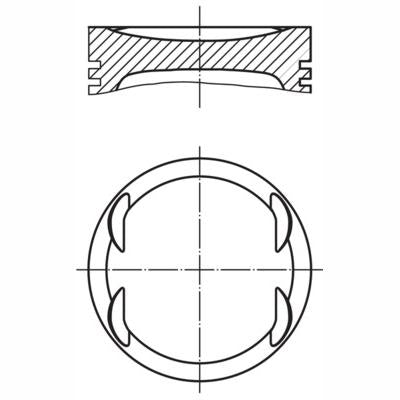 MAHLE 0830800 Piston