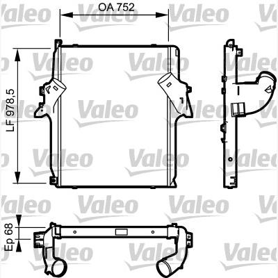 VALEO VAL818782 Charge Air Cooler