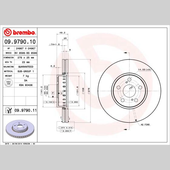 TRW MOTO BDA594 Brake Caliper Bracket