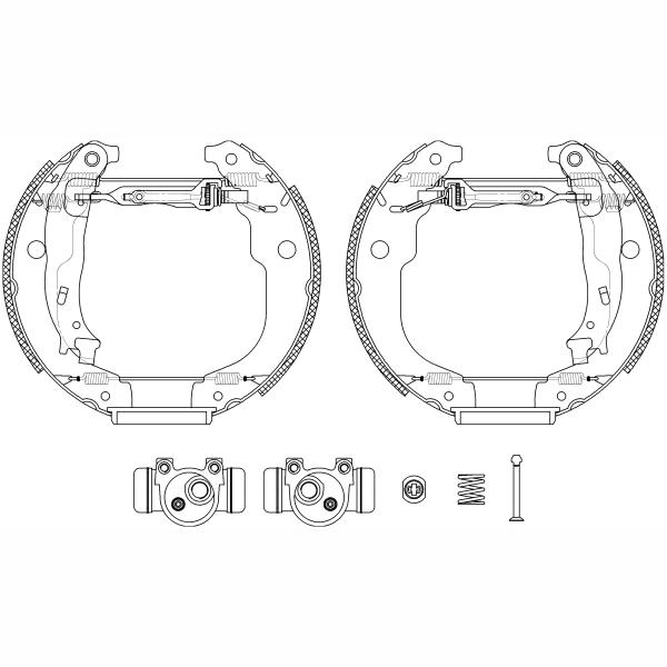 TEXTAR 84067200 Brake Shoe Set