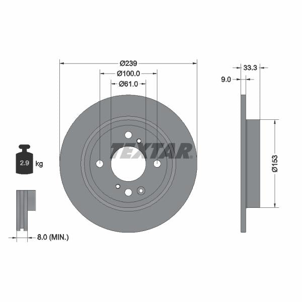 BOSCH 1410506021 Brake Caliper Guide Sleeve Kit
