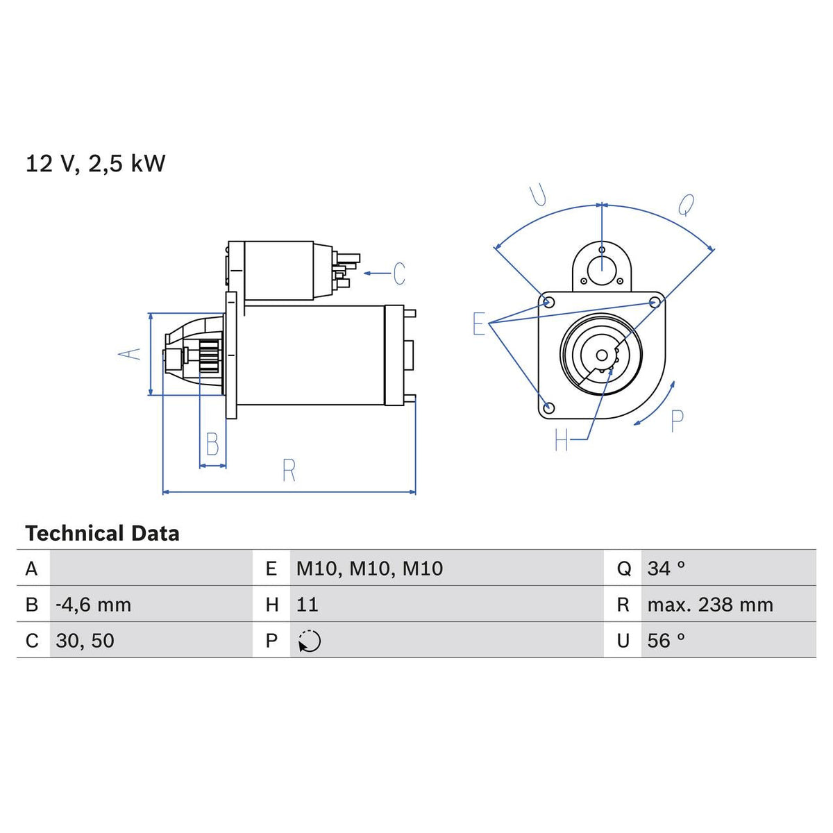 BOSCH 0986023850 Starter
