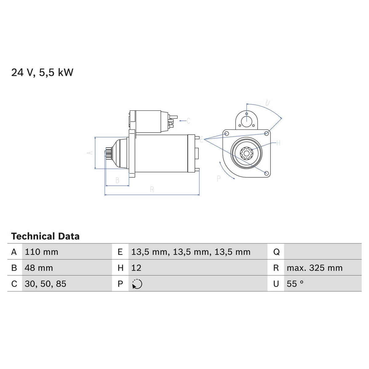 BOSCH 0986022260 Starter
