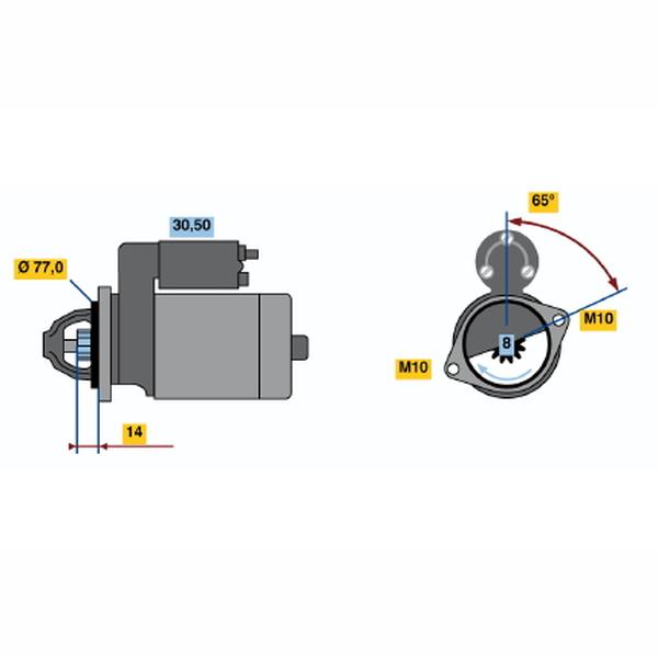 BOSCH 0986017721 Starter