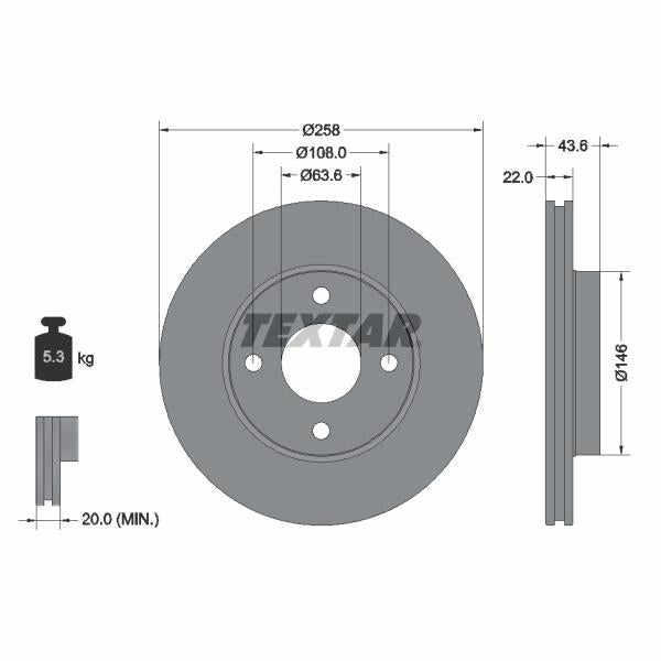 TRW MOTO BDA1056 Brake Caliper Bracket