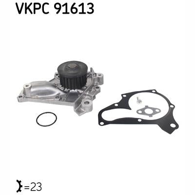 SKF VKPC91613 Water Pump