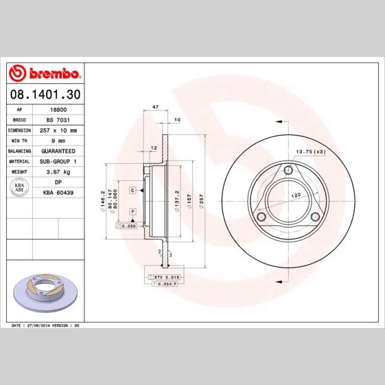 TRW MOTO BDA1097 Brake Caliper Bracket