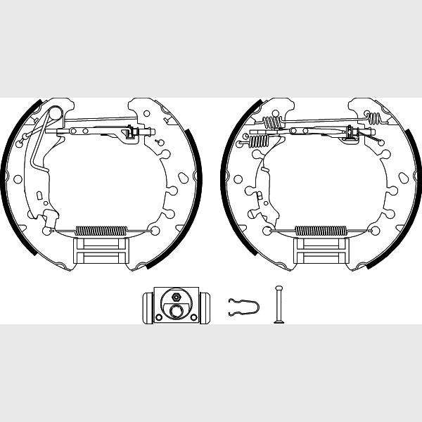 TEXTAR 84061101 Brake Shoe Set