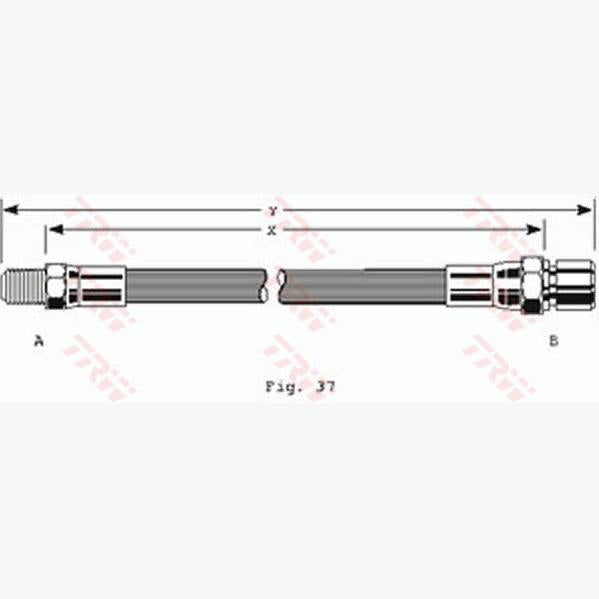 TRW MOTO PHB119 Brake Hose