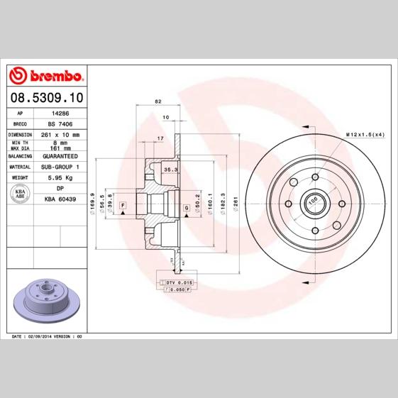 TRW MOTO BDA1071 Brake Caliper Bracket