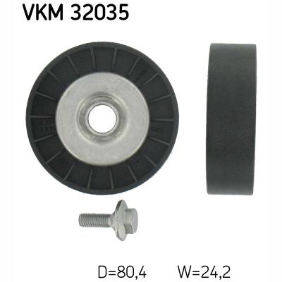 SKF VKM32035 V-Ribbed Belt Deflection/Guide Pulley
