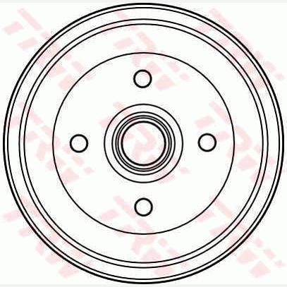 TRW MOTO DB4121 Brake Drum