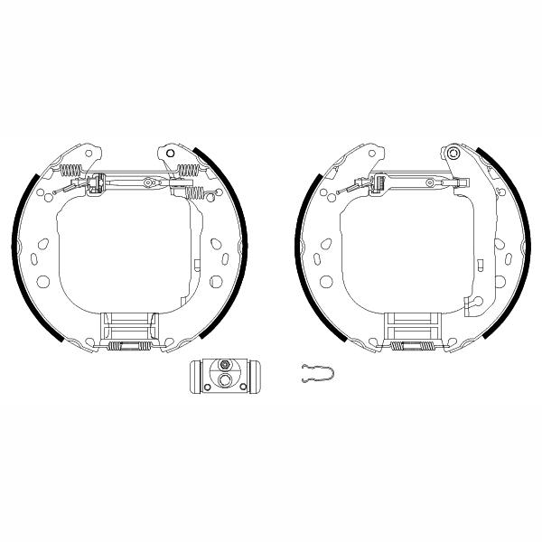 TEXTAR 84064900 Brake Shoe Set