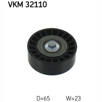 SKF VKM32110 V-Ribbed Belt Deflection/Guide Pulley