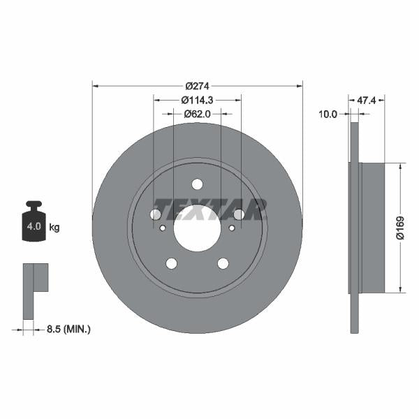TRW MOTO BDA1099 Brake Caliper Bracket
