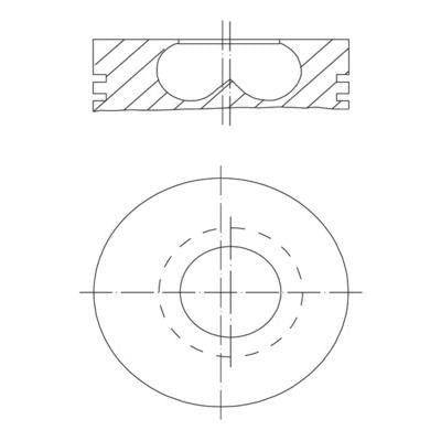 MAHLE 0070401 Piston
