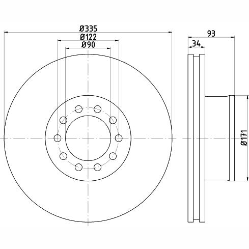 TEXTAR 93143000 Brake Disc