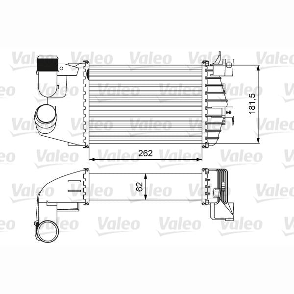 VALEO VAL818627 Charge Air Cooler