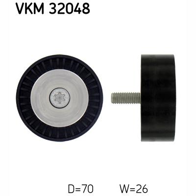 SKF VKM32048 V-Ribbed Belt Deflection/Guide Pulley
