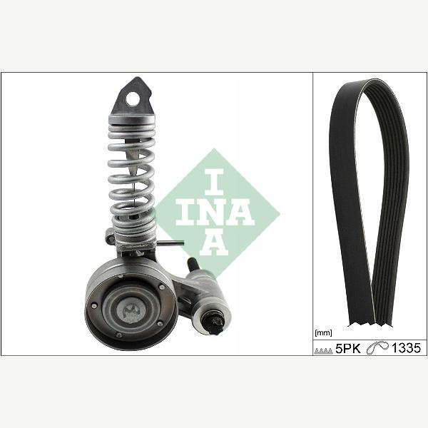 INA 529029510 V-Ribbed Belt Set