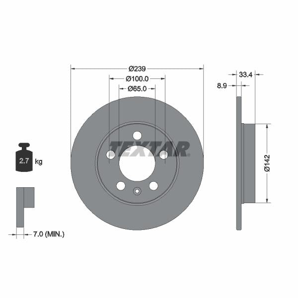 TRW MOTO BDA562 Brake Caliper Bracket