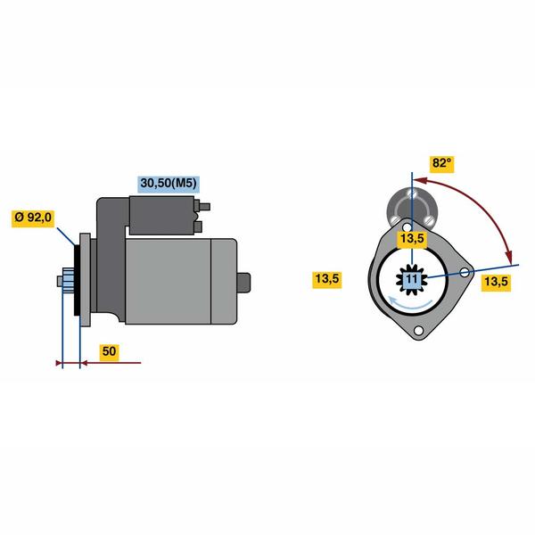 BOSCH 0986023590 Starter