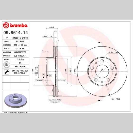 TRW MOTO BDA1169 Brake Caliper Bracket