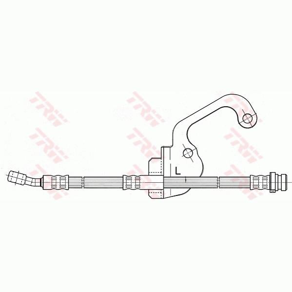 TRW MOTO PHD506 Brake Hose