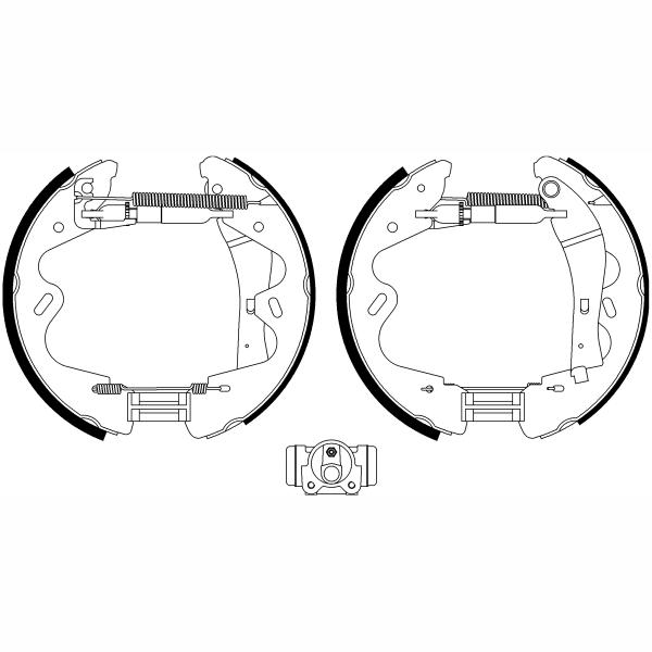 TEXTAR 84065100 Brake Shoe Set
