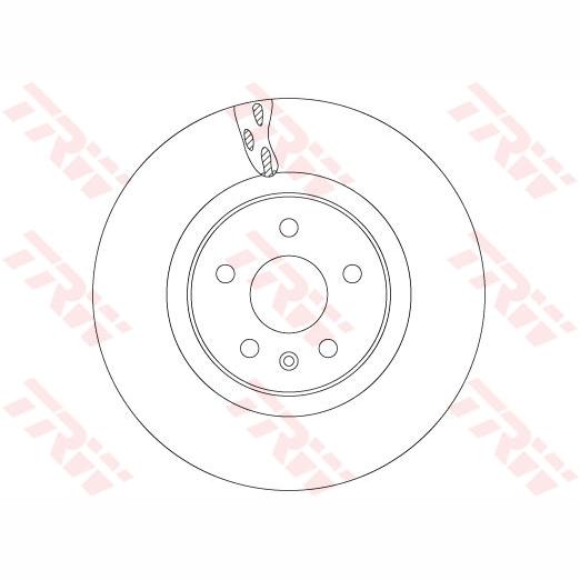 TRW MOTO DF6700S Brake Disc
