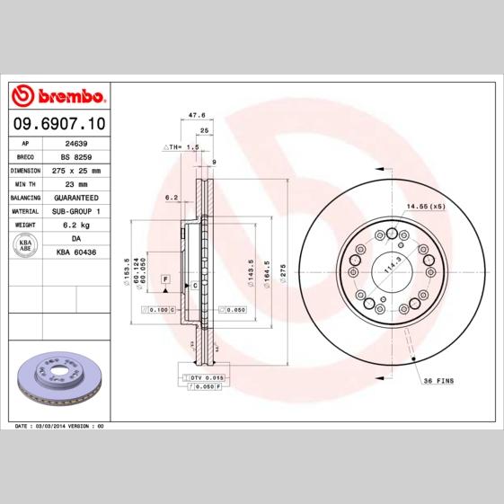 TRW MOTO BDA695 Brake Caliper Bracket