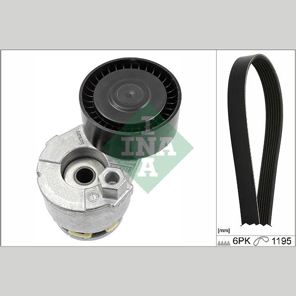 INA 529011710 V-Ribbed Belt Set