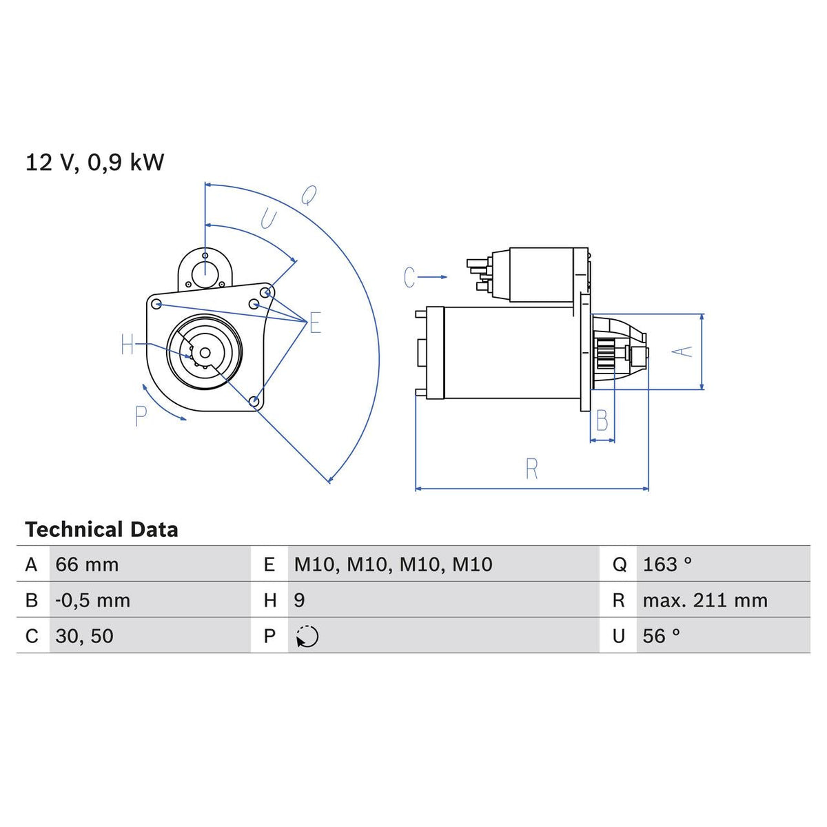 BOSCH 0986018360 Starter