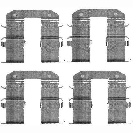 TEXTAR 82074000 Disc Brake Pad Accessory Kit