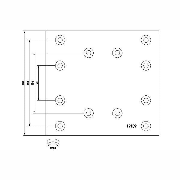 TEXTAR 1910902 Drum Brake Brake Lining Kit