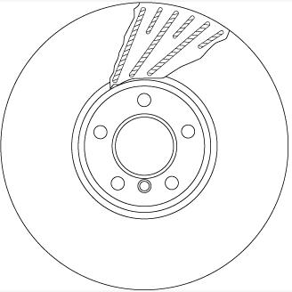 TRW MOTO DF6622S Brake Disc
