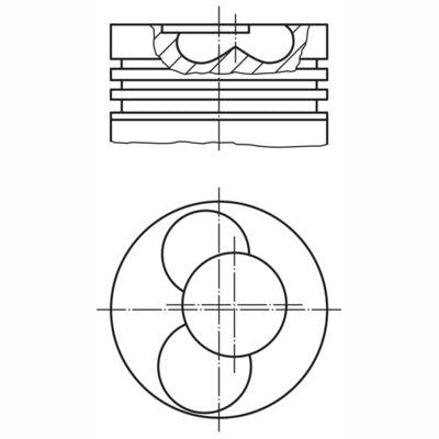 MAHLE 0330602 Piston