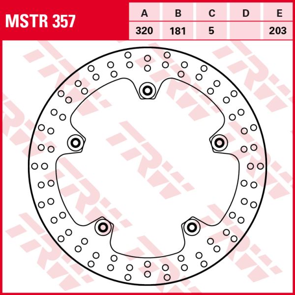 TRW MOTO MSTR357 Brake Disc