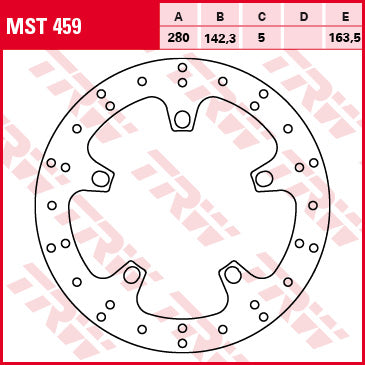 TRW MOTO MST459 Brake Disc