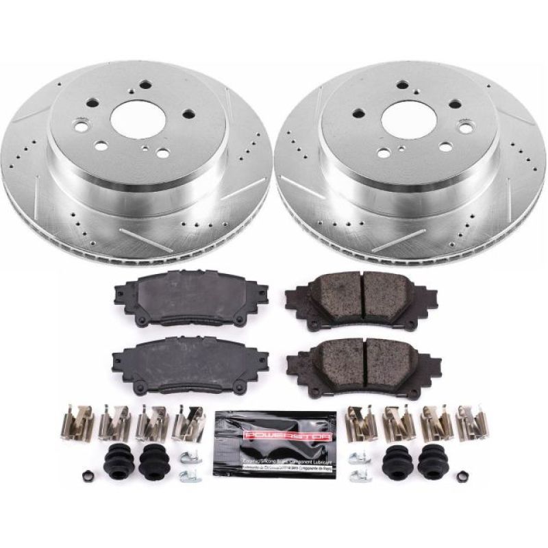 PowerStop Power Stop 13-19 Lexus GS350 Rear Z23 Evolution Sport Brake Kit