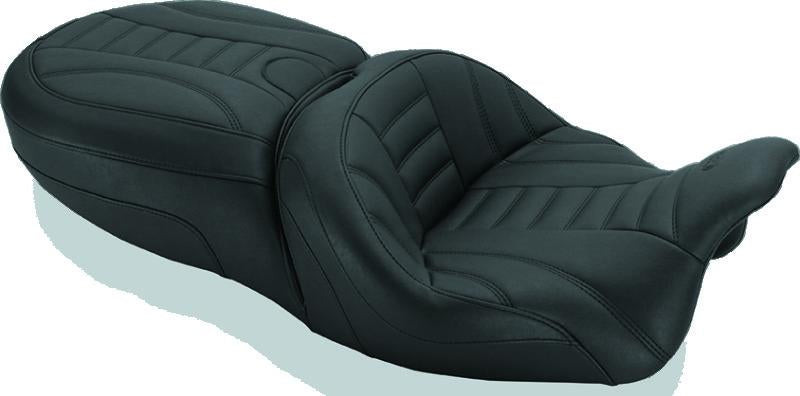 Mustang Motorcycle Mustang V-Star 1100 Daytripper 1PC Seat - Black