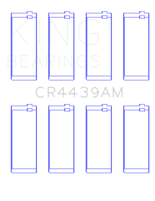 King Engine Bearings BMW M10 (Size +1.0mm) Connecting Rod Bearing Set