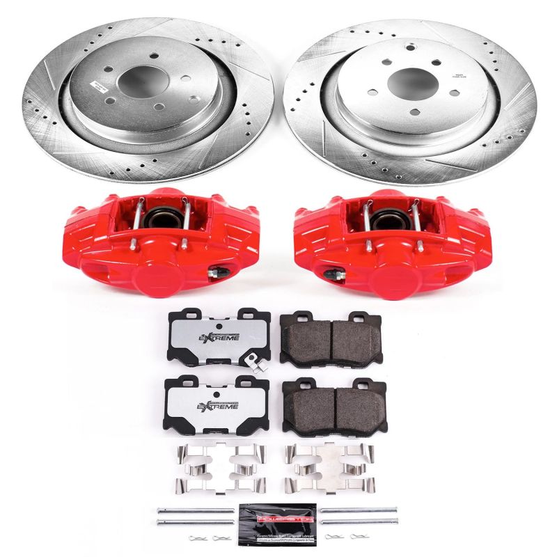 PowerStop Power Stop 09-13 Infiniti FX50 Rear Z26 Street Warrior Brake Kit w/Calipers