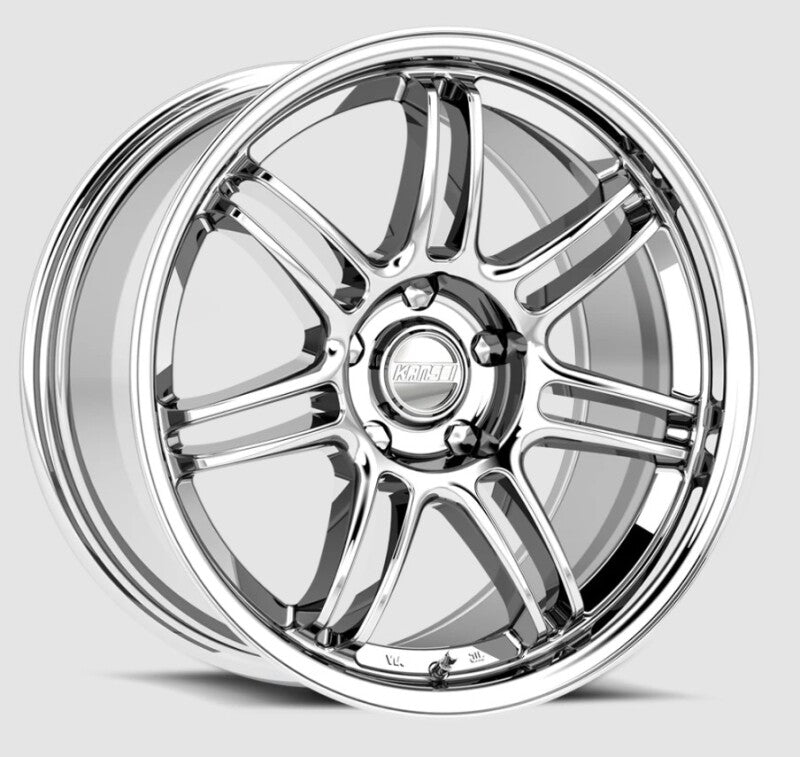 Kansei K17X Seven 18x10.5in / 5x114.3 BP / 22mm Offset / 73.1mm Bore - Chrome