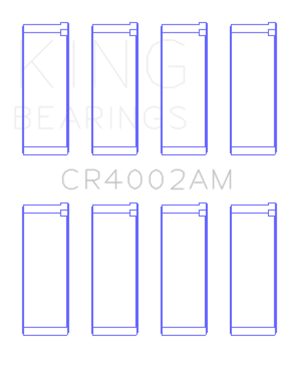 King Engine Bearings King Ford/Kia/Mazda DOHC 16 Valve/SOHC 16 Valve/SOHC 8 Valve (Size +1.0) Rod Bearing Set