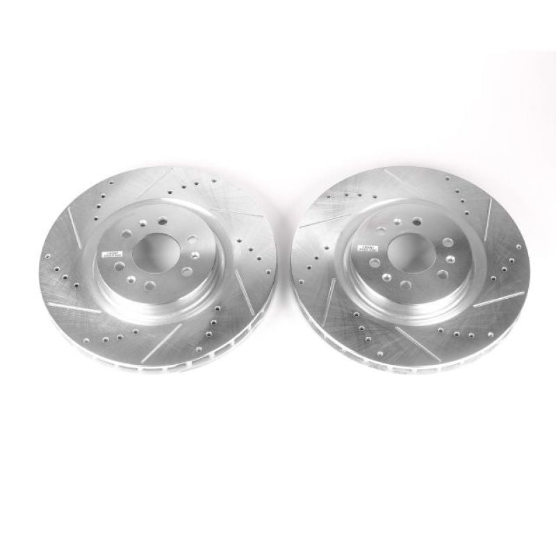 PowerStop Power Stop 04-07 Cadillac CTS Front Evolution Drilled & Slotted Rotors - Pair